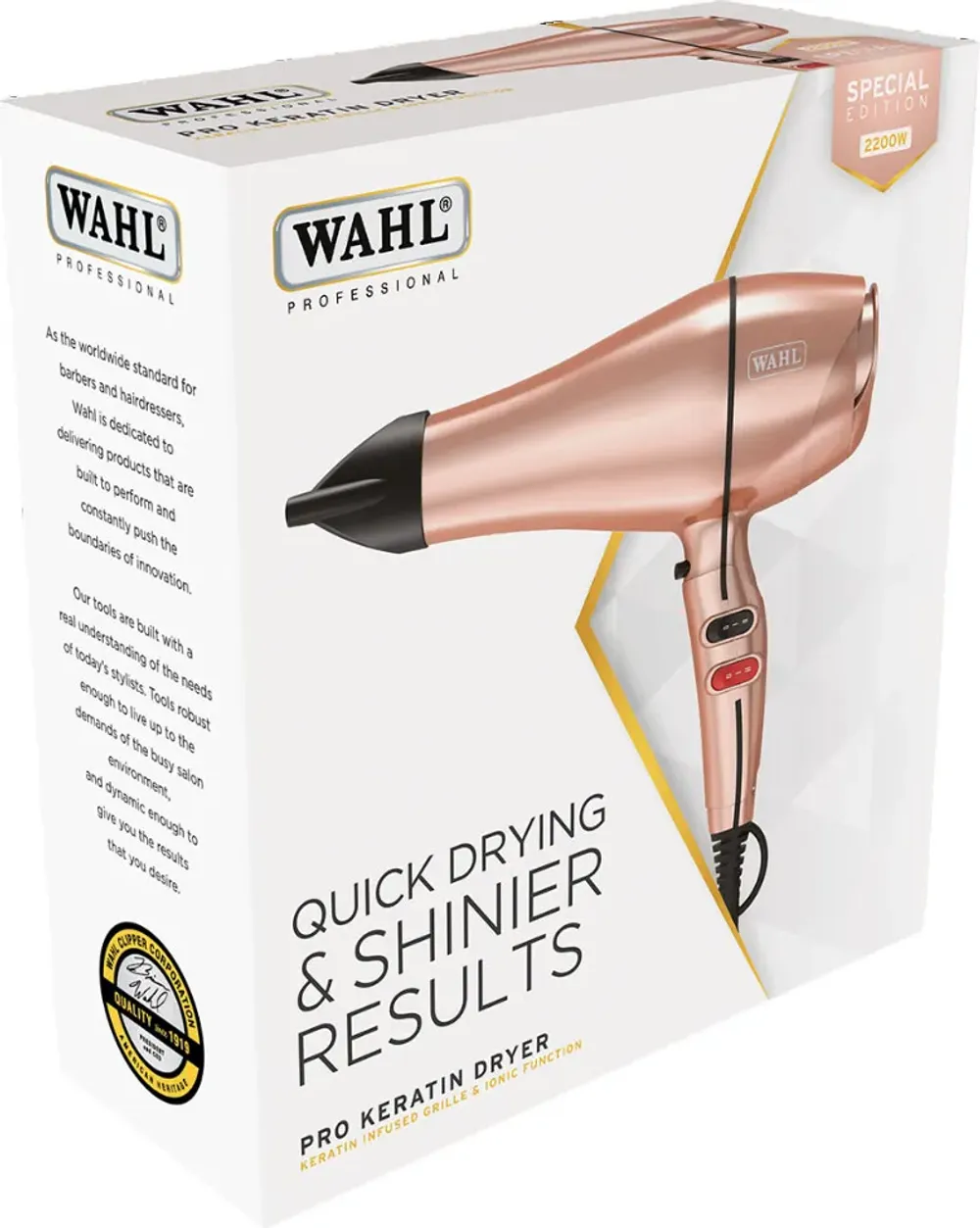Фен Wahl Pro Keratin Rose Gold (4341-0470) - 3