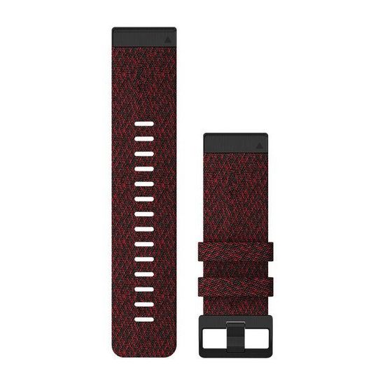 Ремешок Garmin QuickFit 26 мм (нейлоновый) красно-черный 010-12864-06