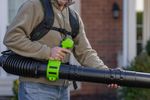 Ранцевая воздуходувка аккумуляторная Greenworks Арт. 2408107, 40V, бесщеточный, без АКБ и ЗУ