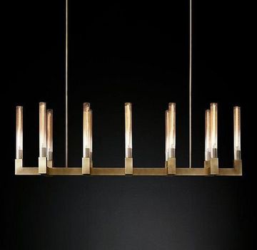 RH Cannele Linear Chandelier 54"