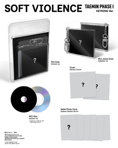 Альбом TAEMIN - PHASE I : Soft Violence [KEYRING Ver.]