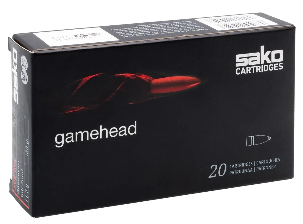 Патрон .308 Win Sako SP Gamehead 11.7 g/180 gr, коробка 20 шт.