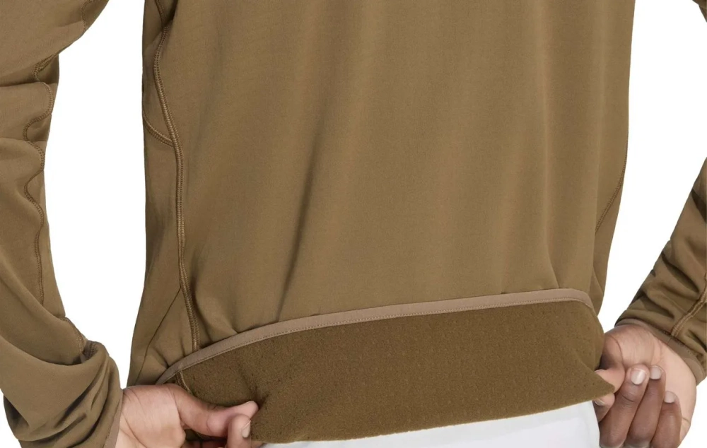 Мужская теннисная кофта Adidas Terrex Xperior Climawarm+ Ventknit Fleece - brown oxide