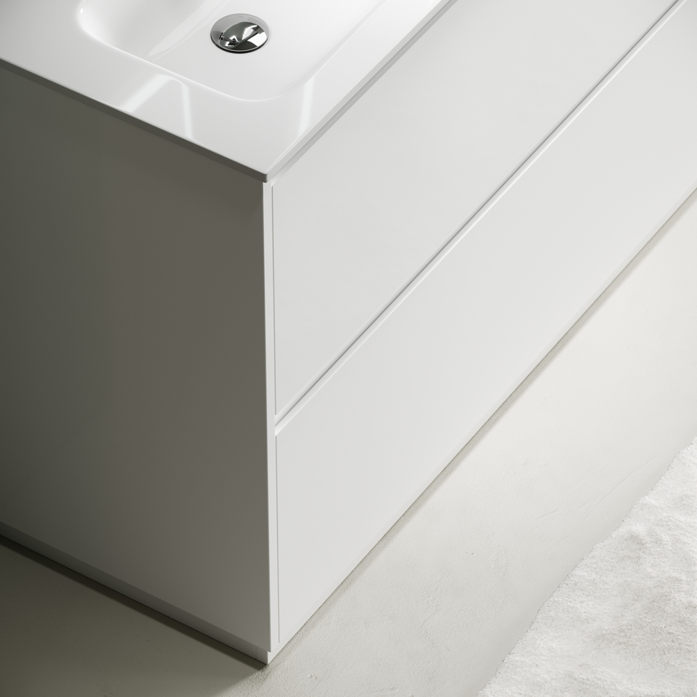 Тумба напольная под раковину Sancos Libra Floor, белый глянец 1190х450х840 мм, арт. LB120F-1W
