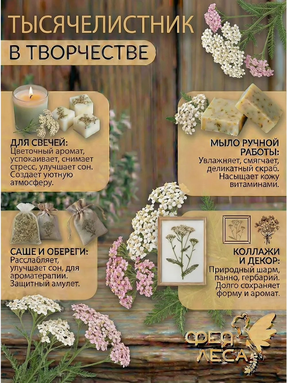 Тысячелистник для здоровья, магии и творчества