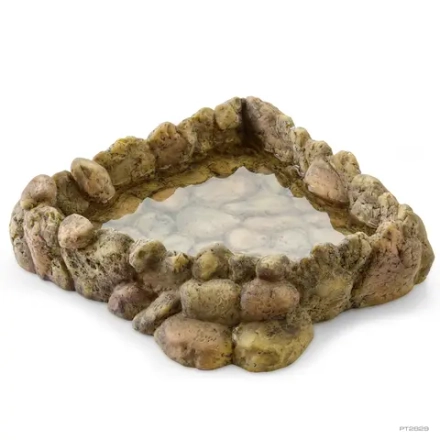 EXO TERRA, Поилка-кормушка угловая "Corner Water Dish X-Large", 25х24х6,5 см
