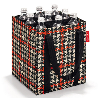 Сумка-органайзер для бутылок bottlebag glencheck red
