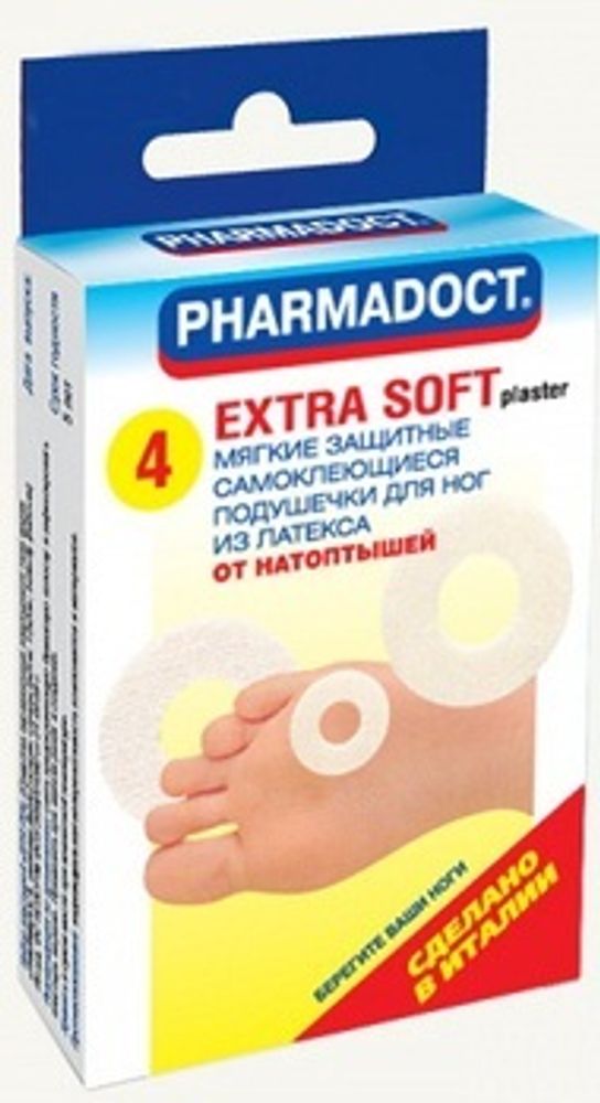 Пластырь мозольный "Экстра софт" Pharmadoct , 4 шт