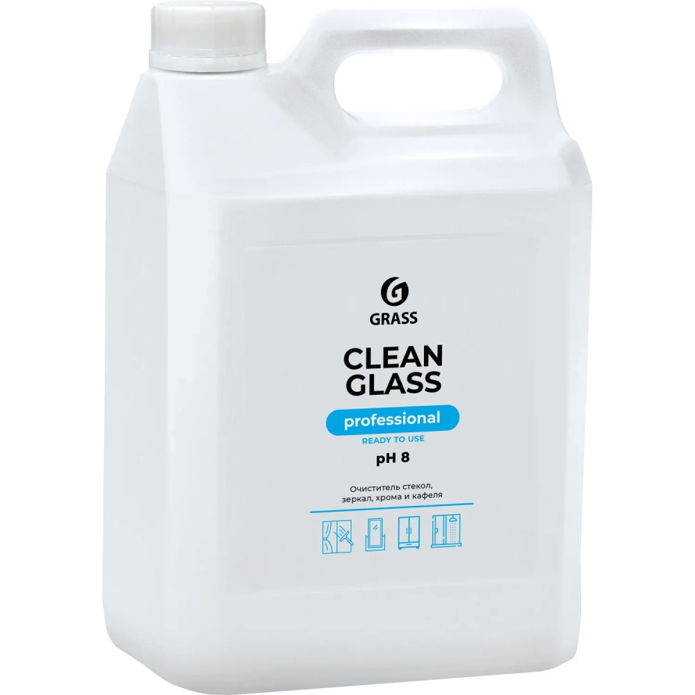 Профхим д/стекл-зеркал поверхн, универсал Grass/Clean Glass PROF, 5л