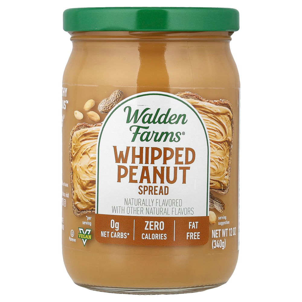 Walden Farms, Взбитая паста из арахиса, 12 унций (340 г)