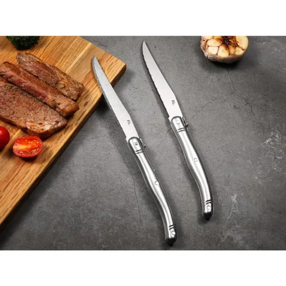 Нож для стейка 23,4 см "Garwin Paris" Vintage Steel Silver P.L. Proff Cuisine