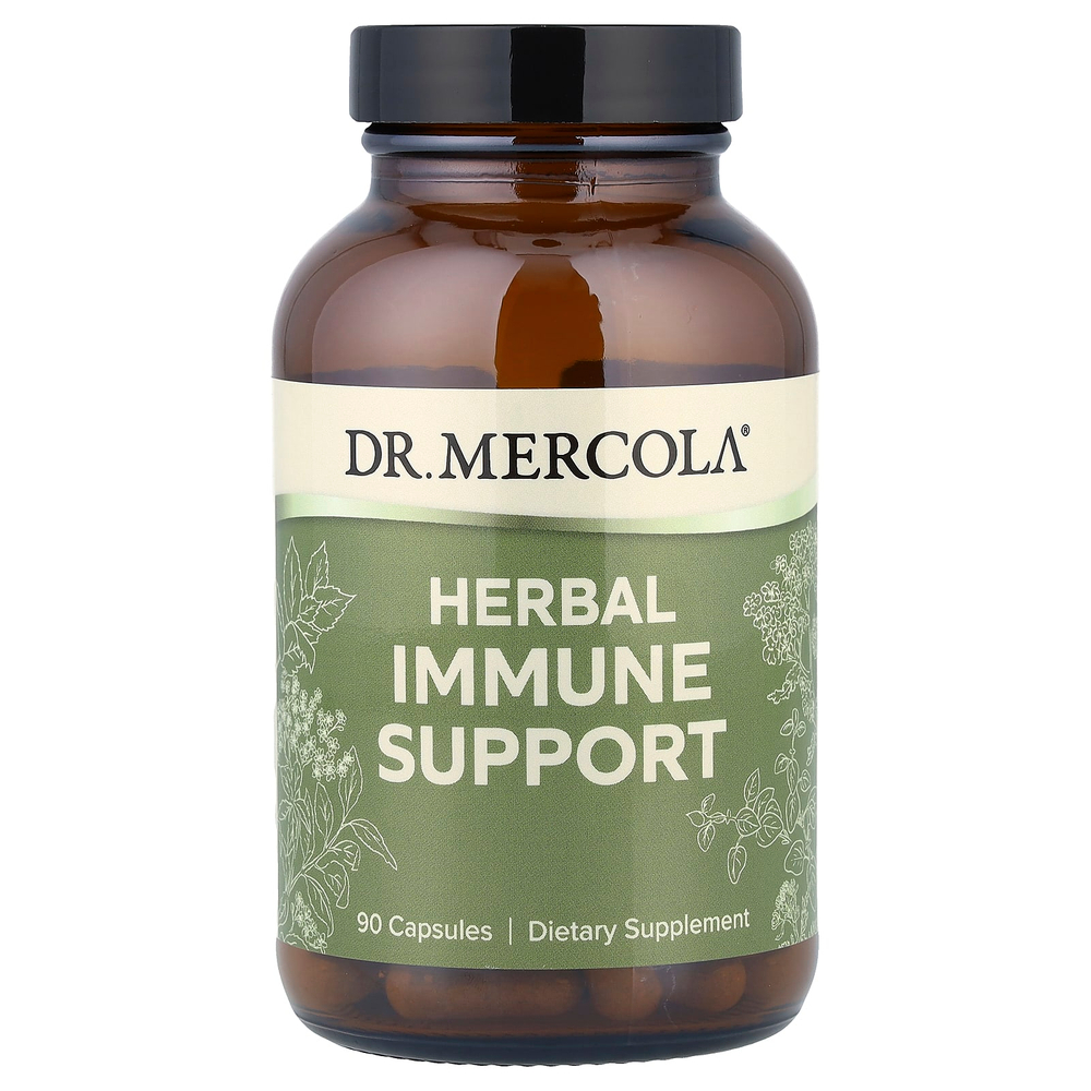 Dr. Mercola, Травяная поддержка иммунитета, 90 капсул