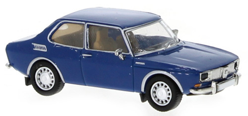 Автомобиль Saab 99, темнно-синий, 1970, 1:87