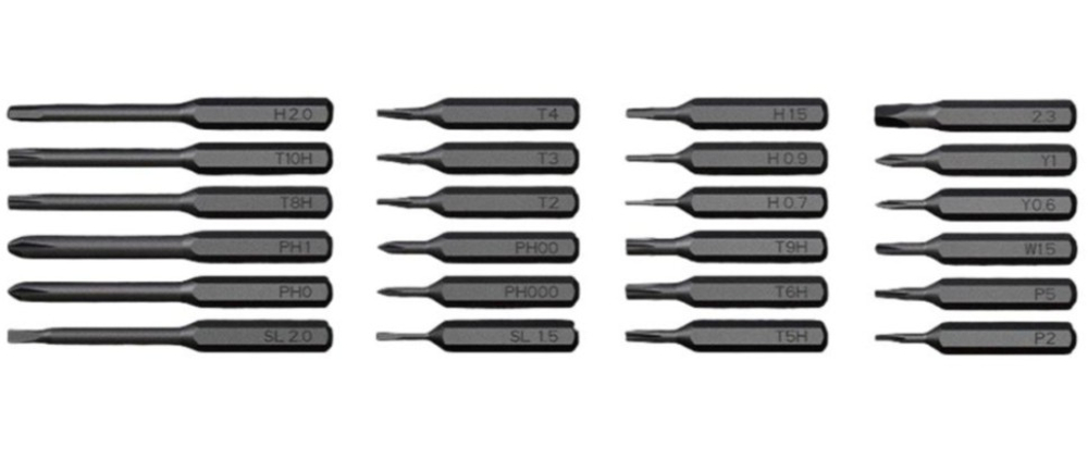 Отвертка электрическая Xiaomi MiJia Wiha Electric Screwdriver Set 24 в 1 (MJDDLSD003QW) серая