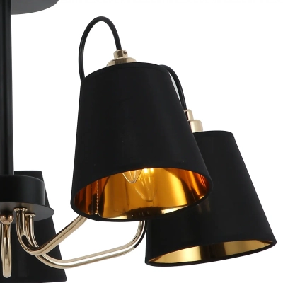 IL6120-5COU-79 BK GD светильник потолочный ILLUMICO, E27х5