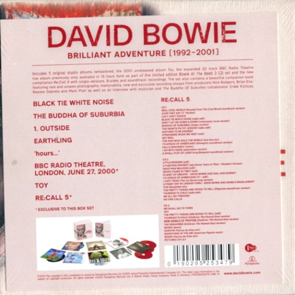 David Bowie / Brilliant Adventure (1992-2001)(Limited Edition)(11CD)