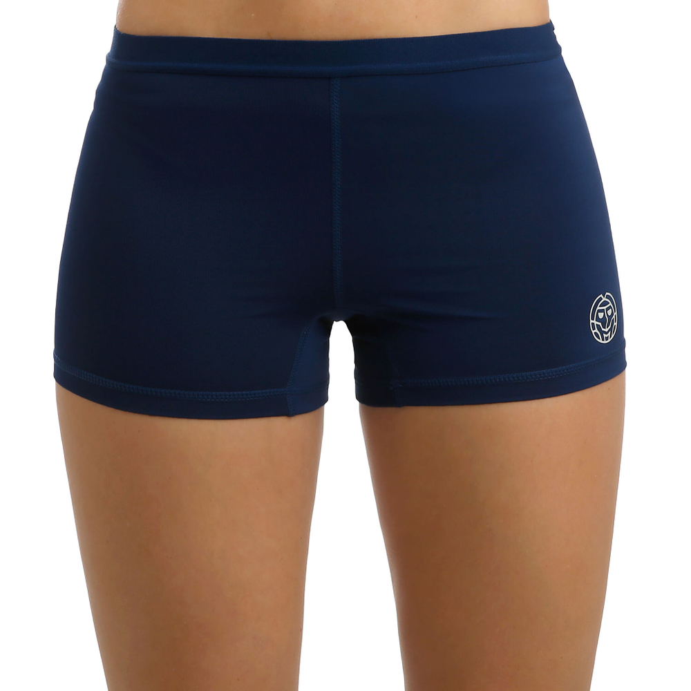 Женские теннисные шорты BIDI BADU Kiera Tech Ball Shorts Women - Dark Blue, White