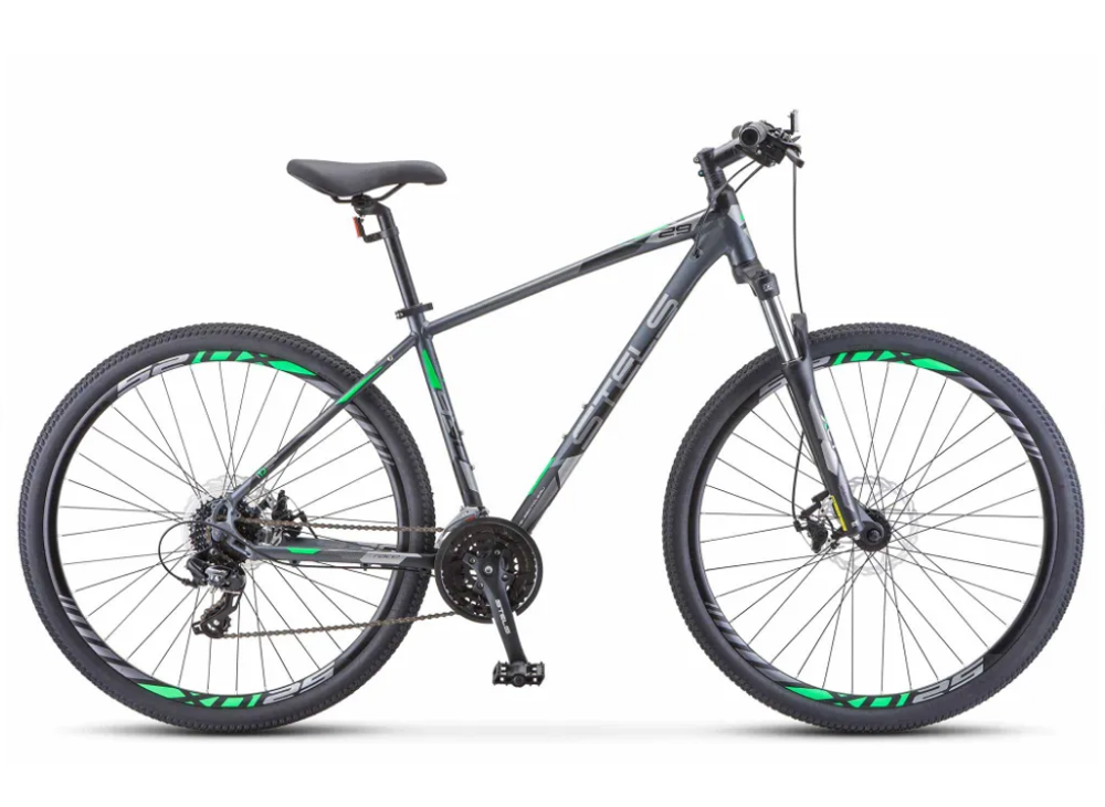 Велосипед 29" STELS Navigator 930 MD 20.5 Антрацитовый-зеленый