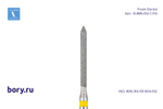 Бор алмазный желтый Frank Dental типа FG - D.886.012.C.FG