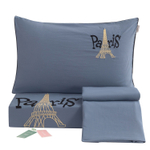 КПБ Mood of Paris на резинке MPR018, Евро, 4 наволочки, простынь 160*200*35