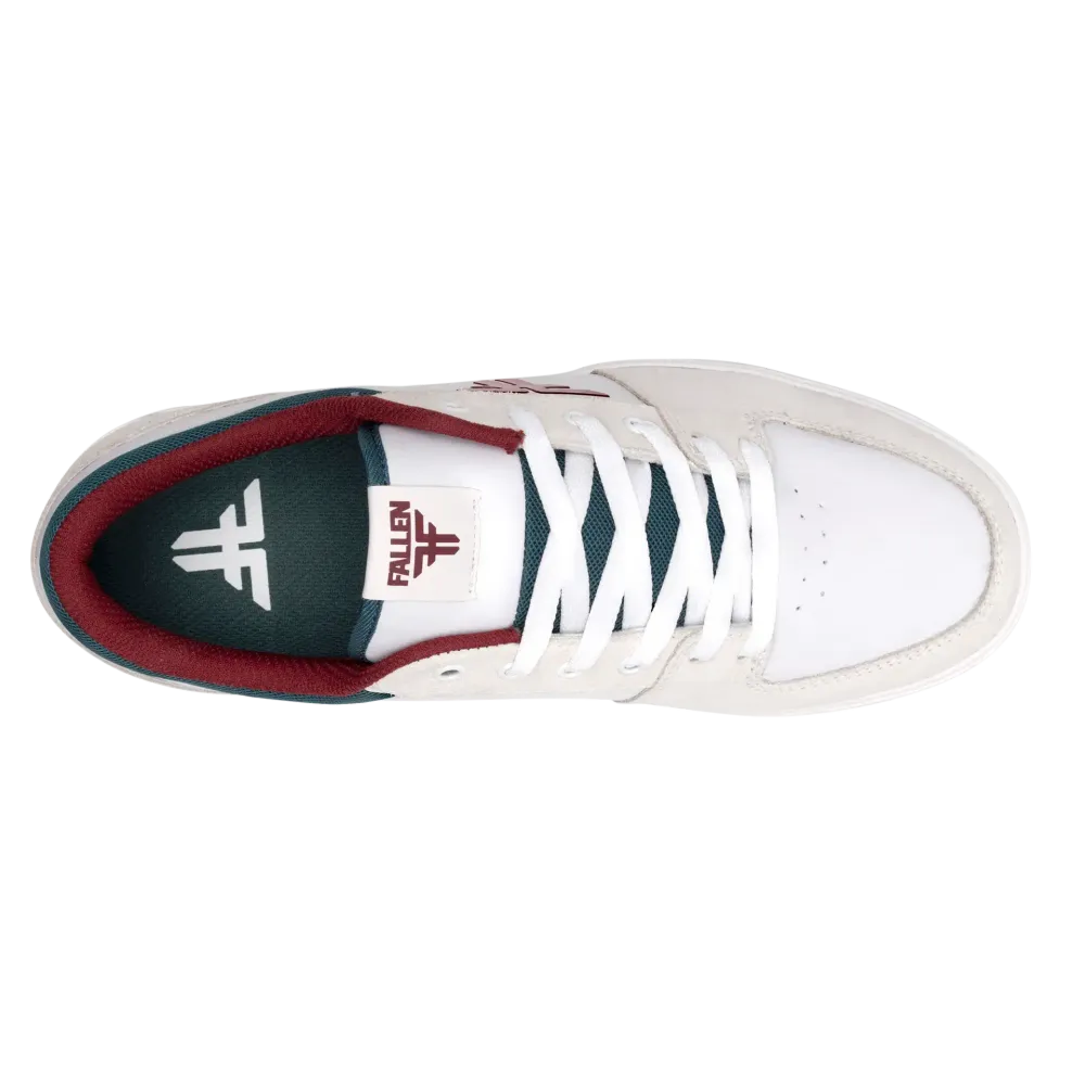 Кеды Fallen PATRIOT - WHITE/TEAL/BURGUNDY