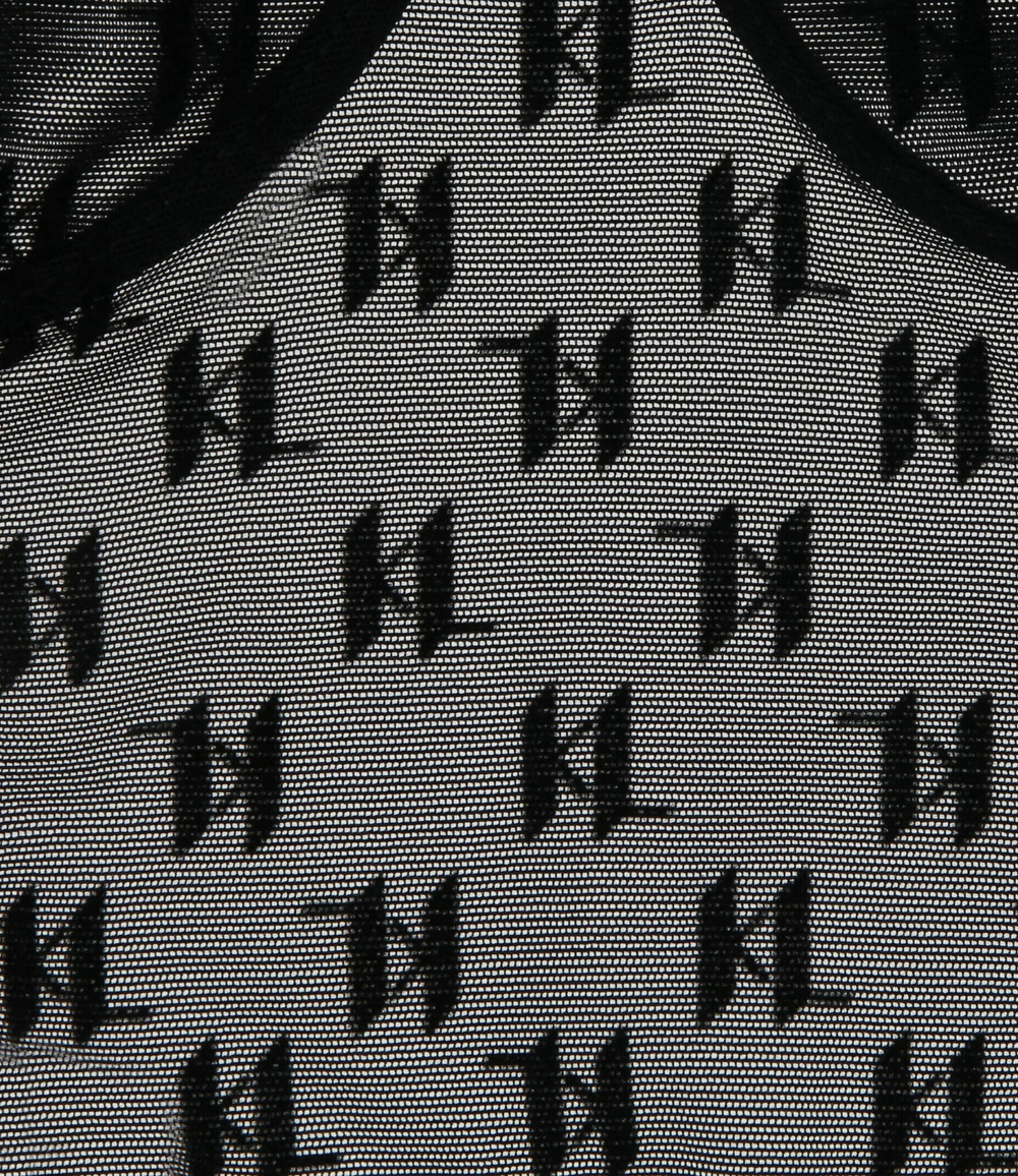 Сетевой бюстгальтер kl monogram Karl Lagerfeld - черный(235W2126)