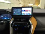 Магнитола для Toyota Venza 2, Harrier 4 XU80 2020+ (экран климата снизу) - Teyes LUX ONE ROUND монитор 12.3" 2K QLED на Android 10, Быстрая, CarPlay, 4G SIM-слот