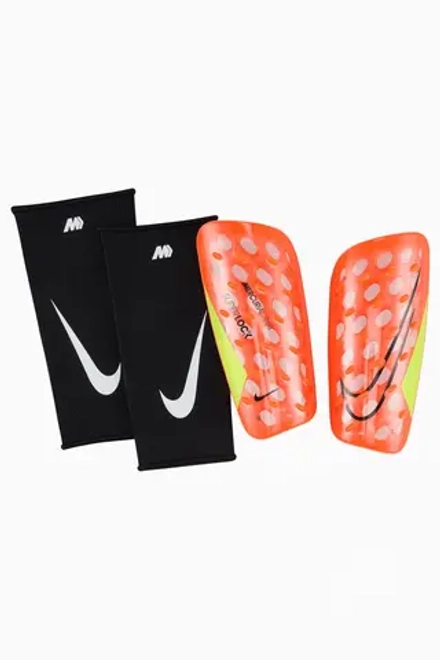Футбольные щитки Nike Mercurial FlyLite SuperLock - оранжевый