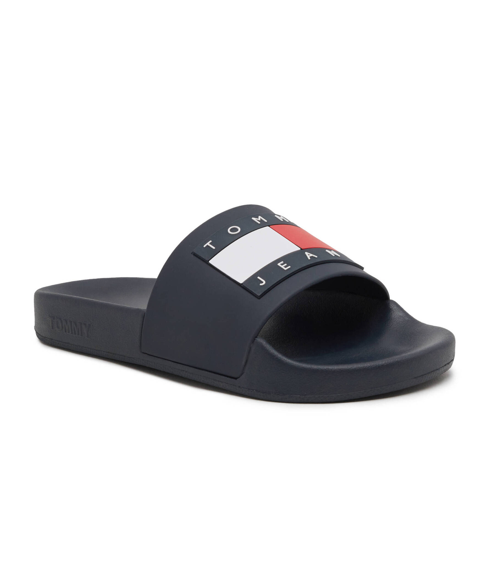 Шлепанцы TOMMY JEANS FLAG POOL SLD ESS Tommy Jeans - темно-синий(EN0EN02115)