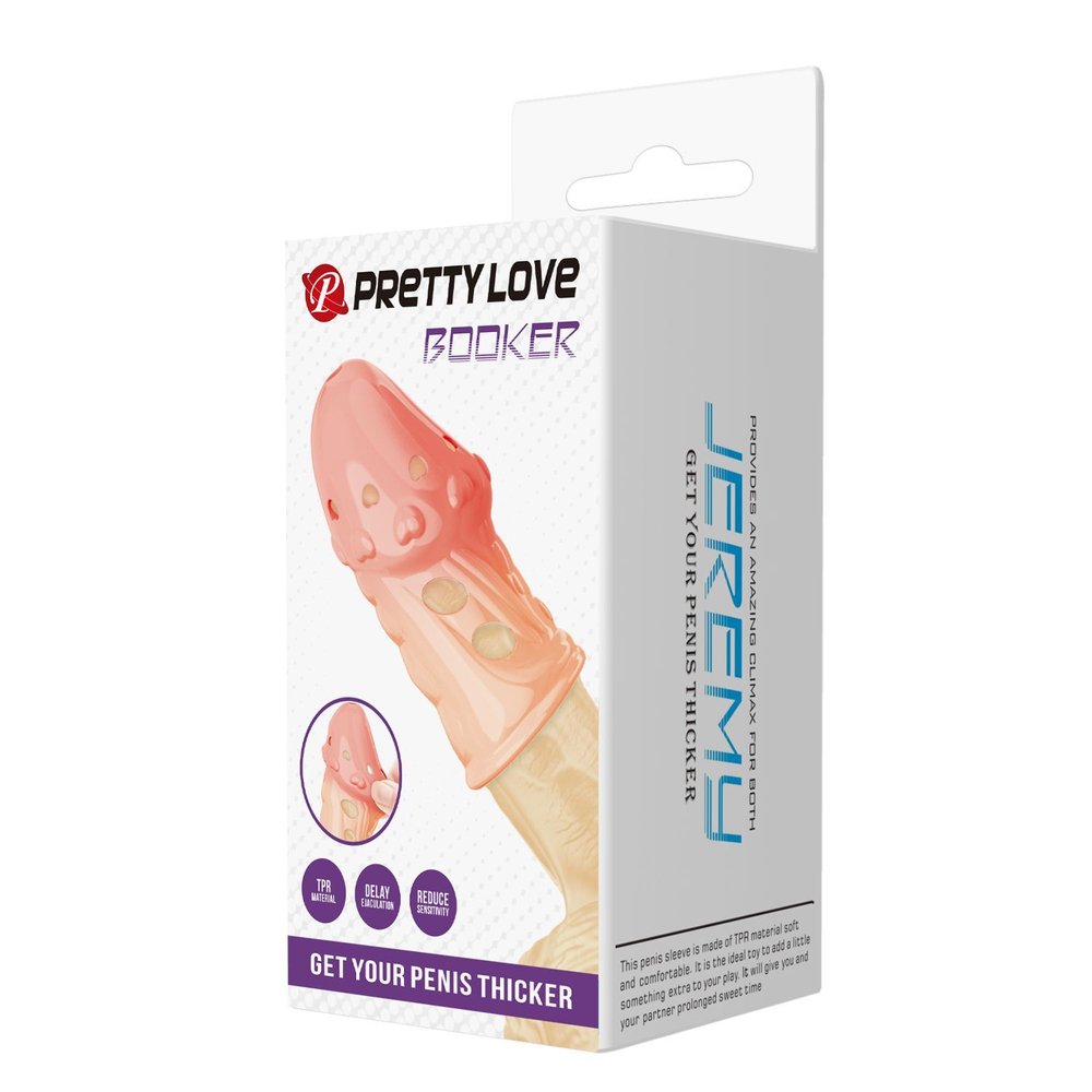 Насадка на пенис телесная Pretty Love BI-026289
