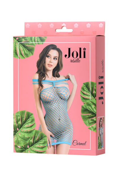 Платье-сетка Joli Carmel, SM (42-44) (Цвет: голубой)