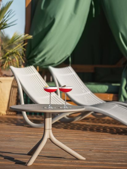 Лежак пластиковый Ibiza Basic цвет тортора
