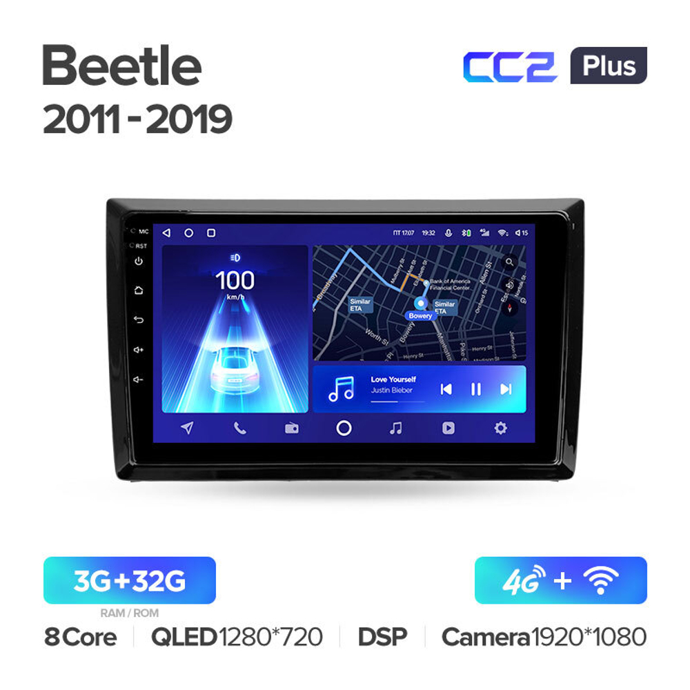 Teyes CC2 Plus 9"для Volkswagen Beetle A5 2011-2019