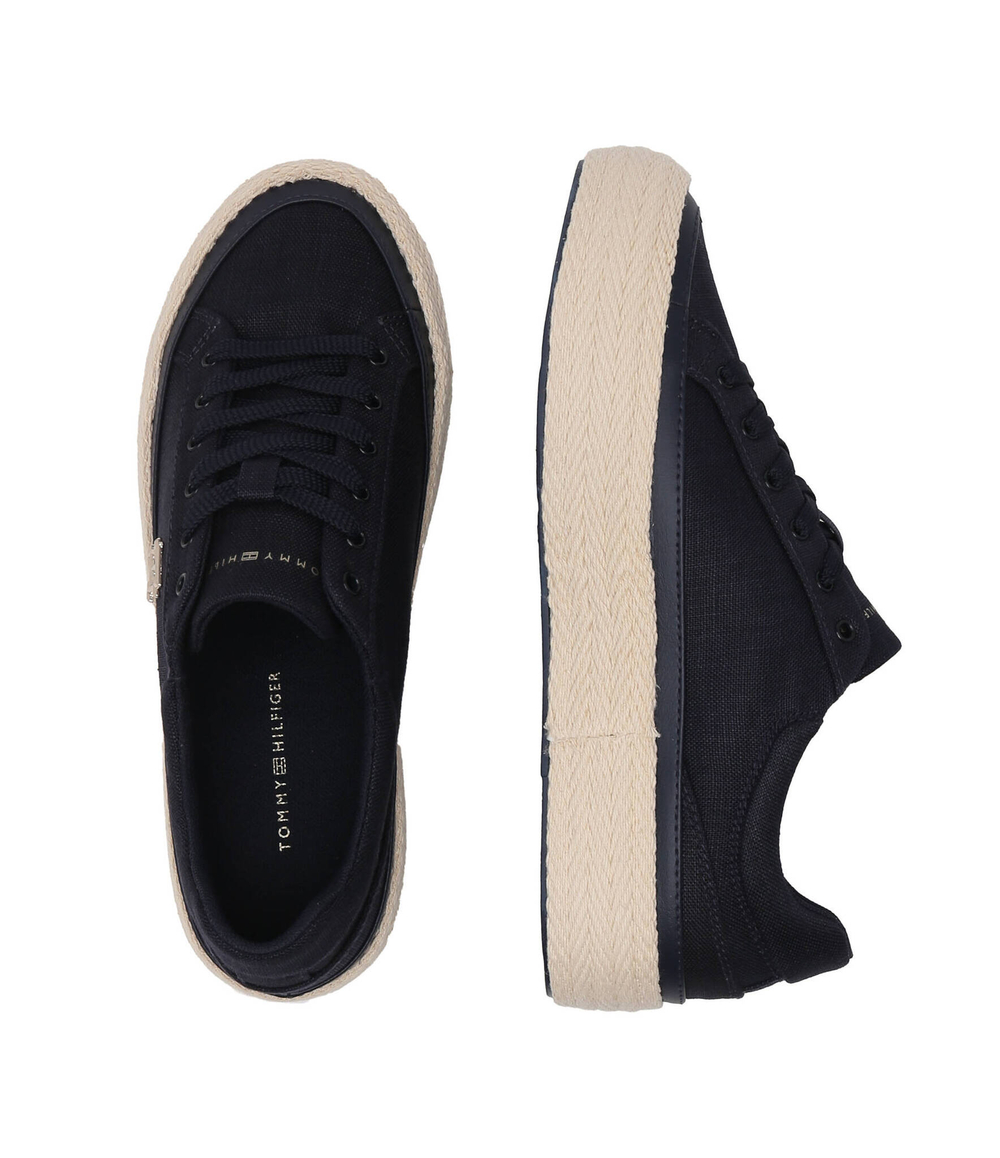 Льняное кроссовки VULC Tommy Hilfiger - темно-синий(FW0FW07673)