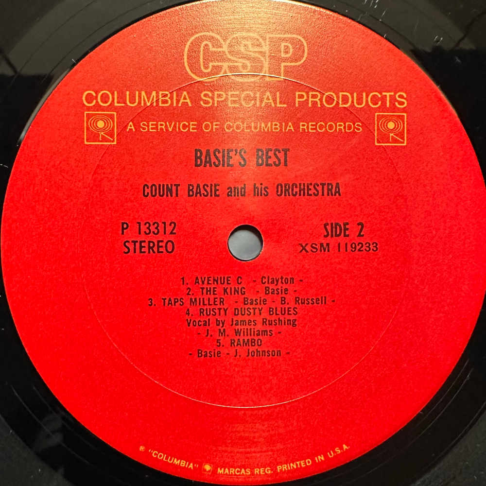 Count Basie And His Orchestra - Basie's Best! A Collection Of Immortal Performances (США)