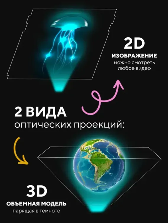 Набор для опыта для детей Голограмма