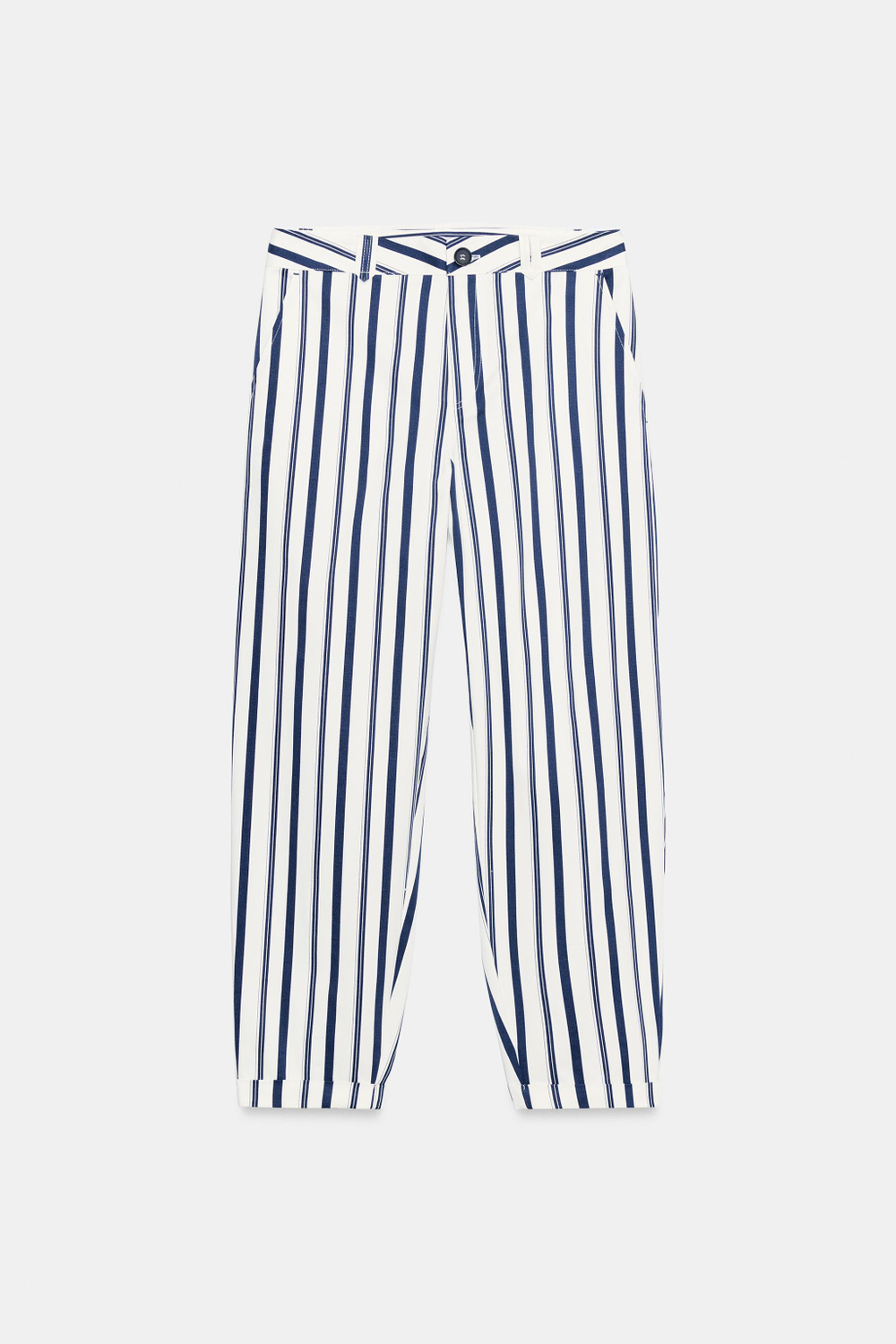 БРЮКИ ЧИНОС В ПОЛОСКУ — ZARA