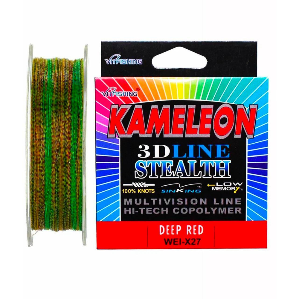 Леска Kameleon 30 м 3D.- 0,12 мм