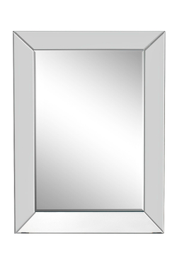 Зеркало декоративное 110x80см Garda Decor в геометричной зеркальной раме