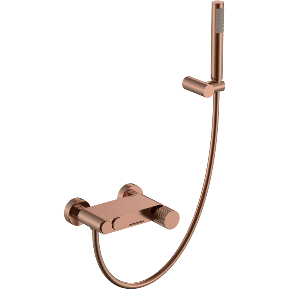 Смеситель для ванны с душем Boheme Stick 123-CB.3 COPPER BRUSHED LINEA