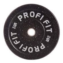 Диск для штанги (резиновая крошка) D51 мм PROFI-FIT 5 кг