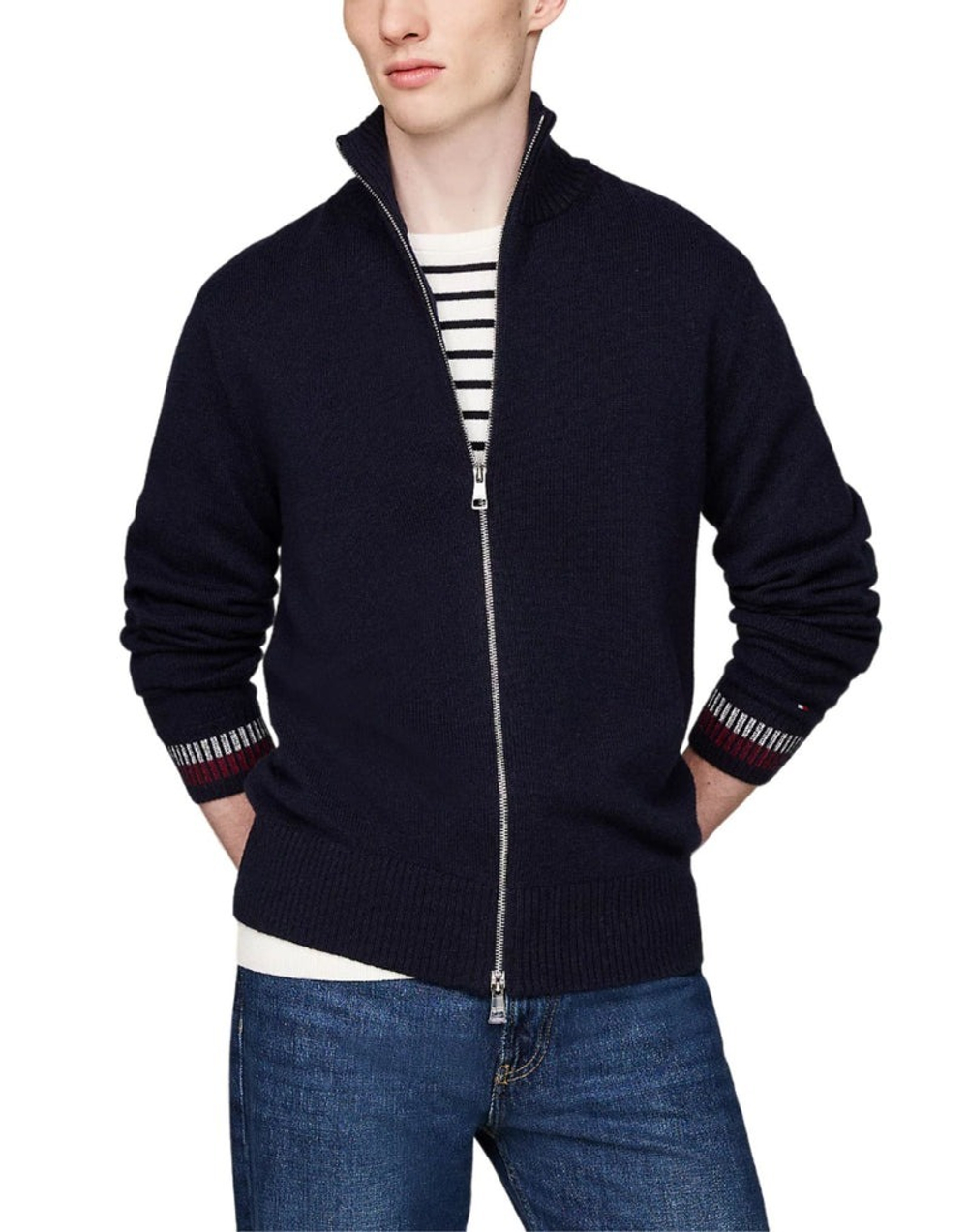 Кардиган мужской TOMMY HILFIGER GS WOOL BLEND ZIP TH