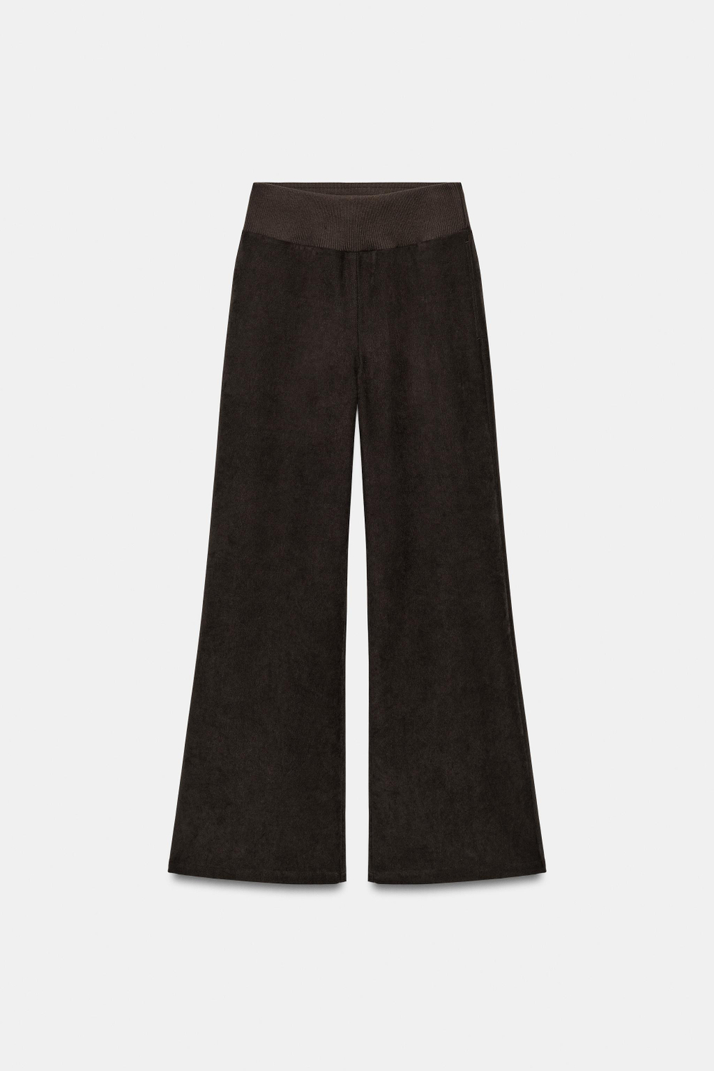 ШИРОКИЕ БРЮКИ С ПОЯСОМ В РУБЧИК — ZARA
