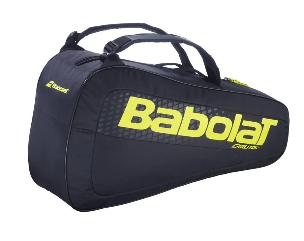 Сумка теннисная Babolat Carlitos Junior Bag - black/yellow/dark forest
