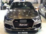 Карбоновая губа переднего бампера для AUDI RS3 2018-2020 B9 Ауди аэродинамический обвес
