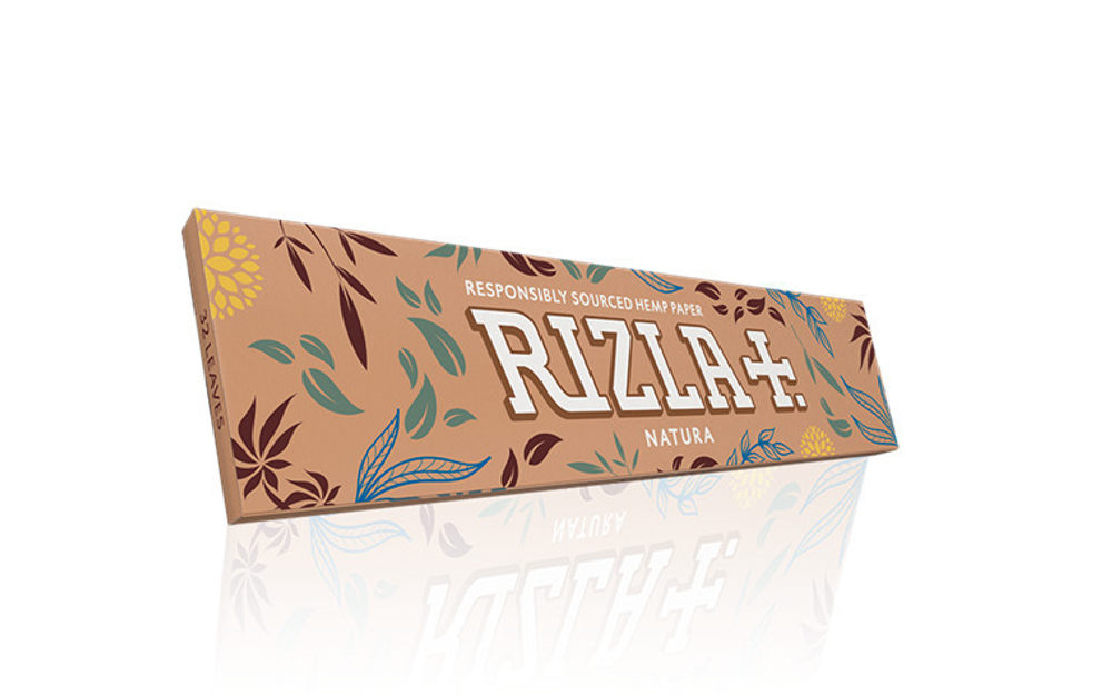 Бумага для сигарет блок "Rizla+" KS Natura 32л*50шт.