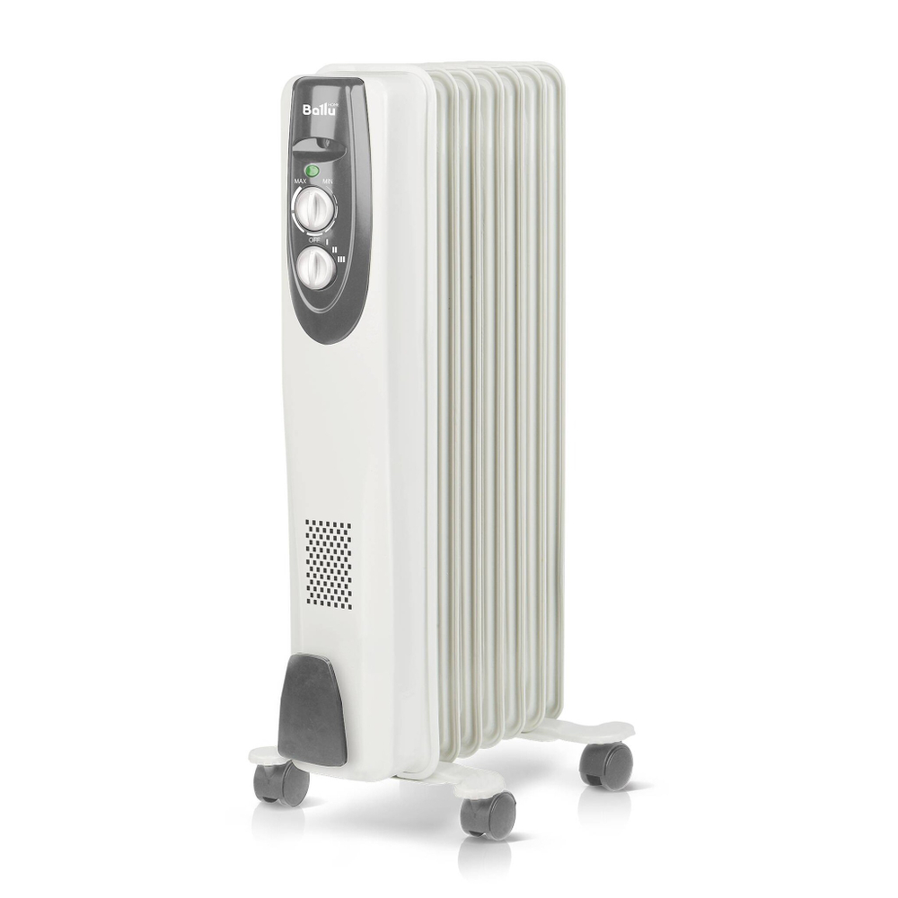 Масляный радиатор Ballu Classic grey BOH/CL-07GRN 1500, 7 секций