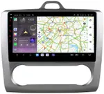 Магнитола для Ford Focus 2 2004-2011 (климат) - Kuberg OL-9201-A QLed, Android 13, Быстрейшая, CarPlay, SIM-слот