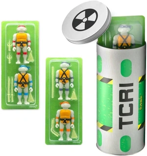 Набор фигурок Super7 - TMNT ReAction Figures Ooze Canister (SDCC 2020)