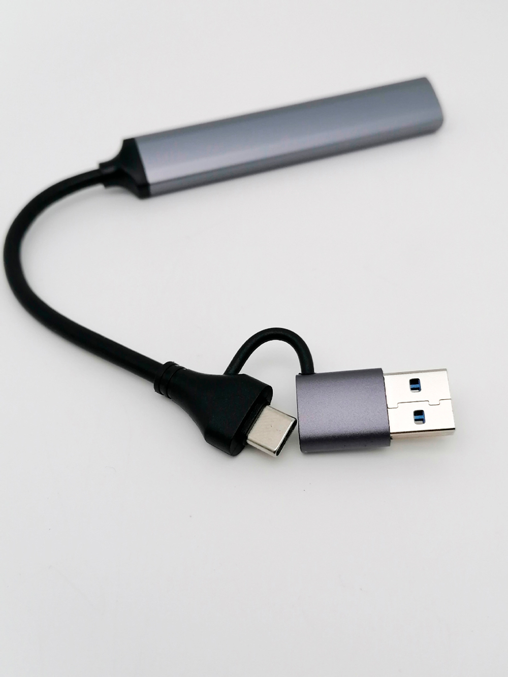 Type-c USB хаб разветвитель переходник hoco HB26 0,2 м